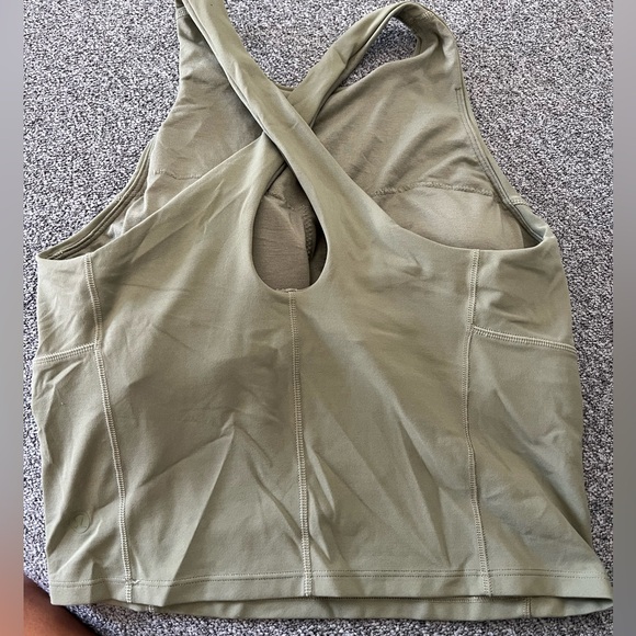 Lululemon Key to Balance Tank Rosemary Green Size 6 - Picture 4 of 6